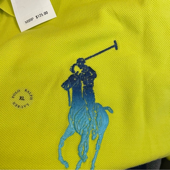 NWT Polo Ralph Lauren Big Pony Mesh Polo Shirt - Picture 8 of 10